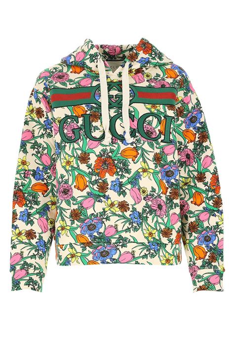 gucci womens floral hoodie